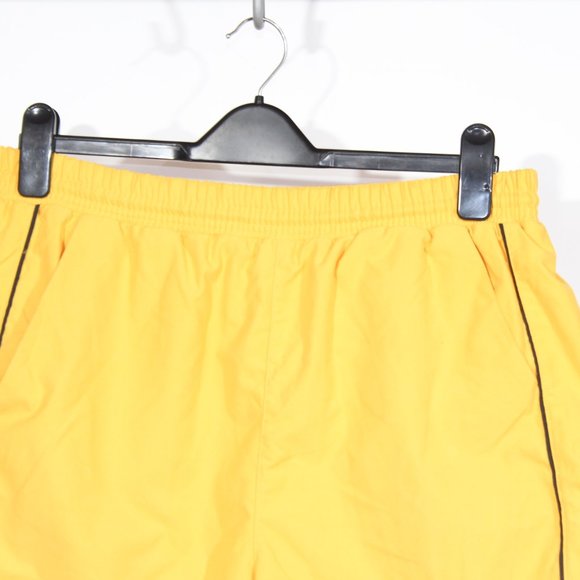 Vintage Nike Shorts XL 38-40" Yellow 1990's 90s Inner Mesh Sports Gym Beach Mens - Picture 5 of 10